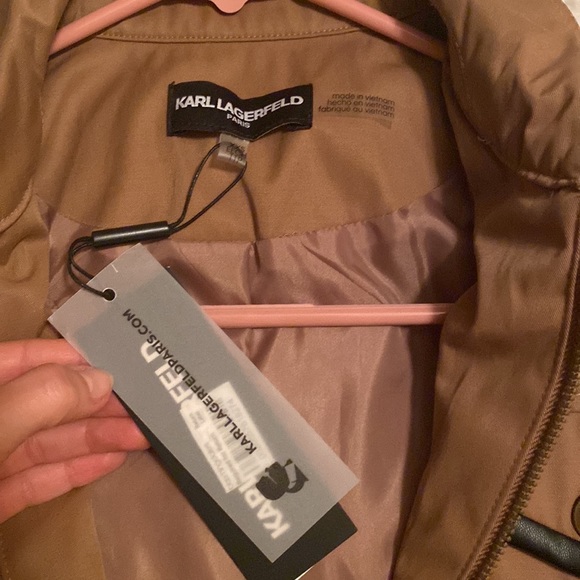 Karl Lagerfeld brown utility jacket/coat - Picture 8 of 8